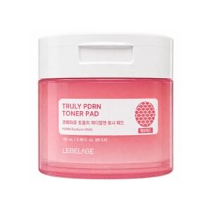 Lebelage Truly PDRN Toner Pad (180ml / 60 Pads) – Regenerating & Plumping Korean Facial Pads